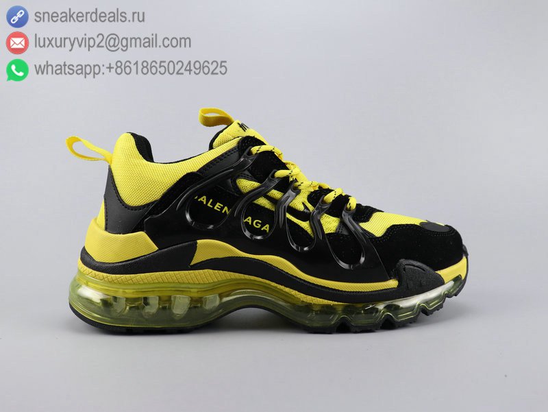 NIKE AIR MAX x Balenciaga Triple S Men Sneakers Black Yellow WCR2891225